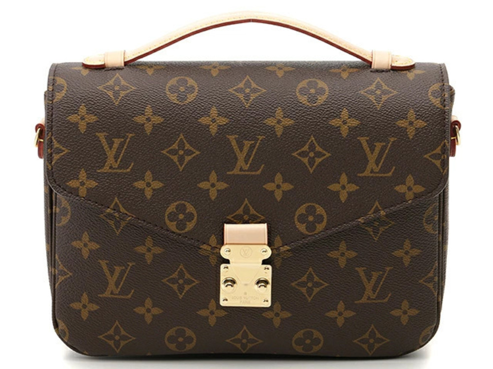 Louis Vuitton Shoulder Monogram Bag Pochette Metis Brown